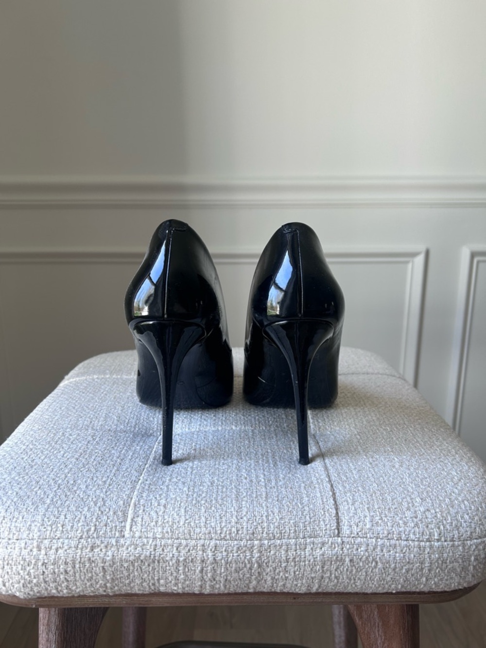 Aldo Black Patent Pointed-Toe Stiletto Pump - Picture 5 of 6